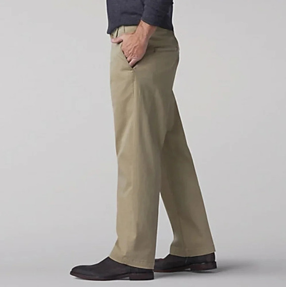 Lee Mens Performance Series Comfort Regular Straight Pant Original Khaki 36 x 30 - Picture 12 of 12